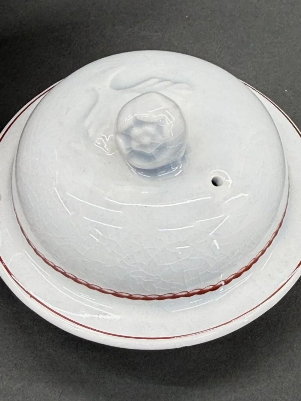 Wedgwood Flying Cloud Teapot Rust Ann McKim 1833 Georgetown Collection England